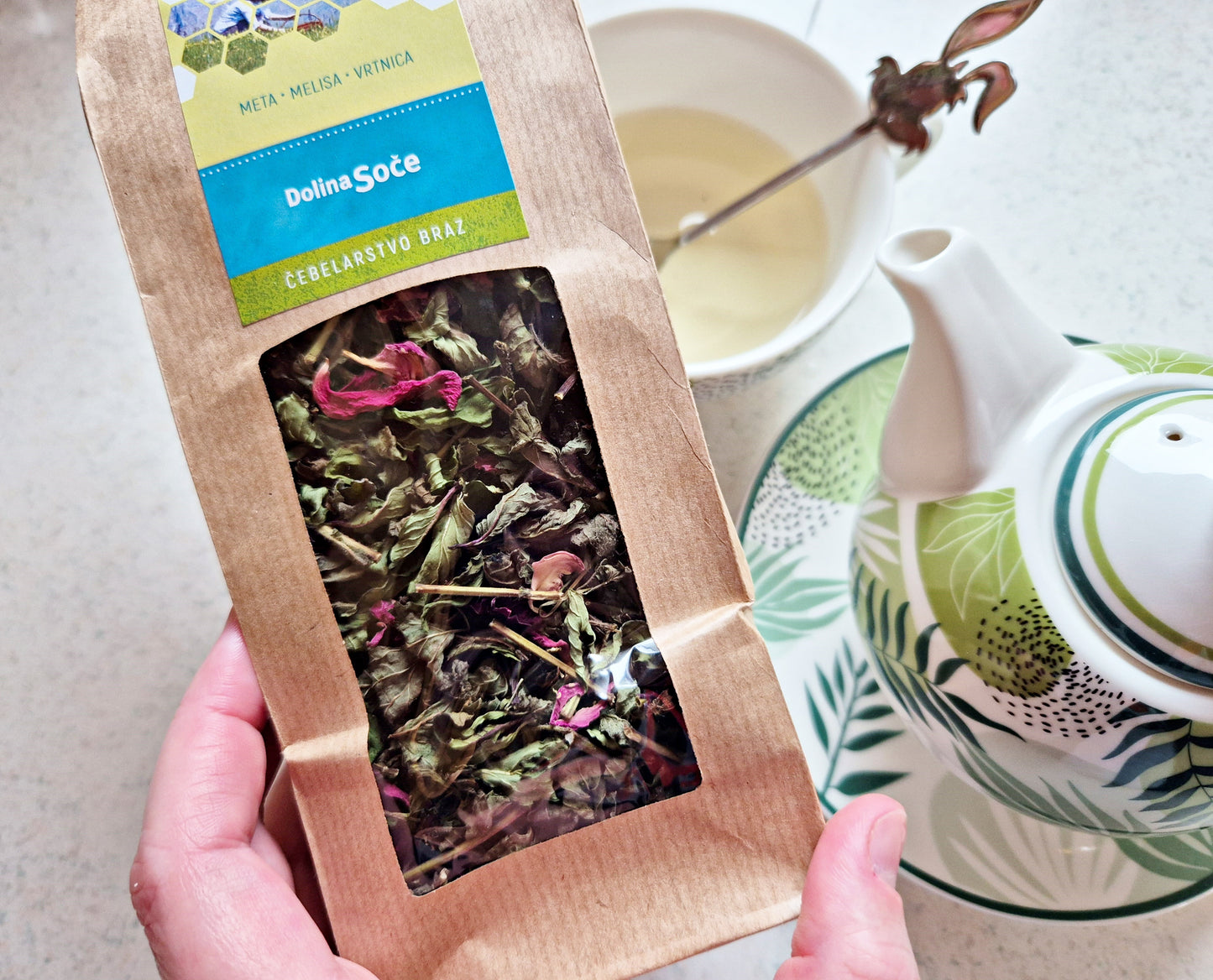 Čaj Braz - Meta, melisa, vrtnica - Mešanica 300g